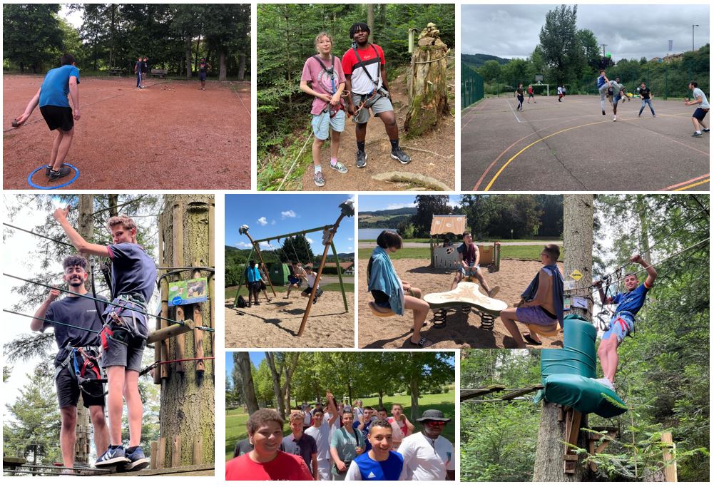 activités sportives au lac des sapins