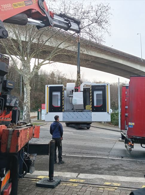 arrivée centre 5 axes 